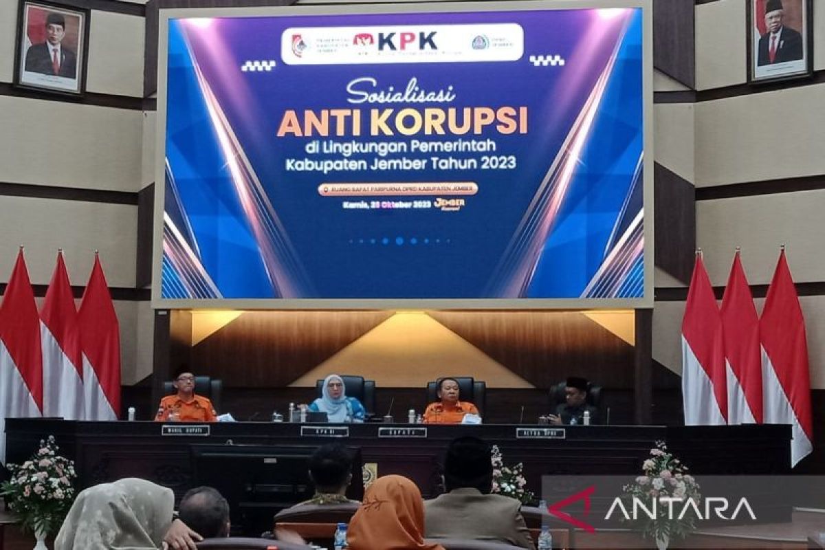 KPK ingatkan Pemkab-DPRD Jember sinergi cegah korupsi APBD