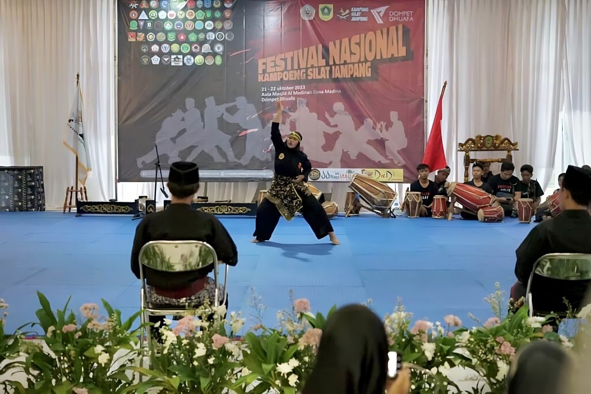 Divisi Budaya Dompet Dhuafa helat Festival Nasional Kampung Silat Jampang