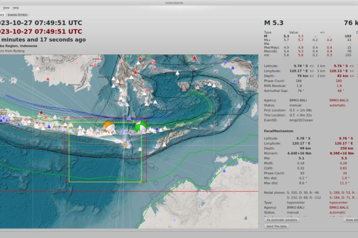 BMKG: Gempa M5,3 di Waingapu dipicu deformasi Lempeng Indo-Australia