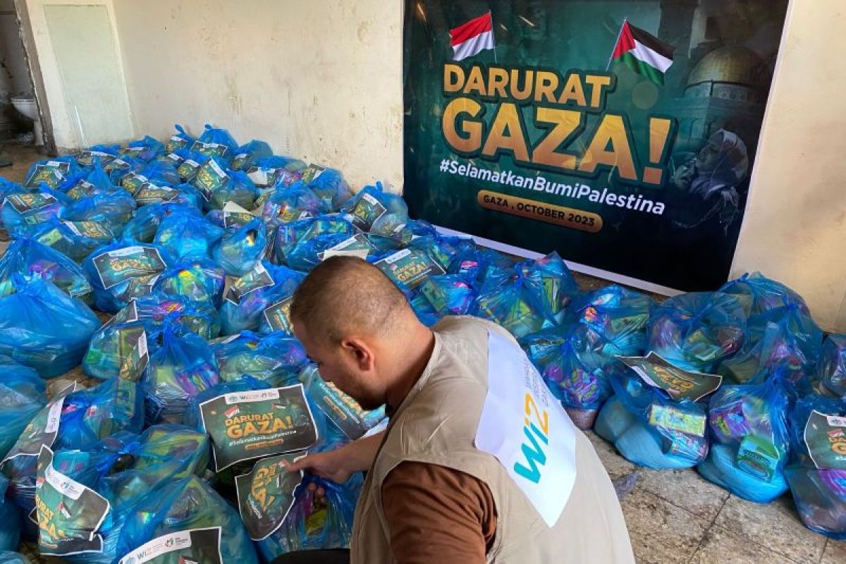 Laznas WIZ salurkan bantuan sembako di Jalur Gaza