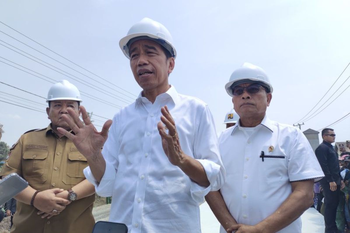 Presiden Jokowi minta pengerjaan Bendungan Margatiga di Lampung selesai 2024