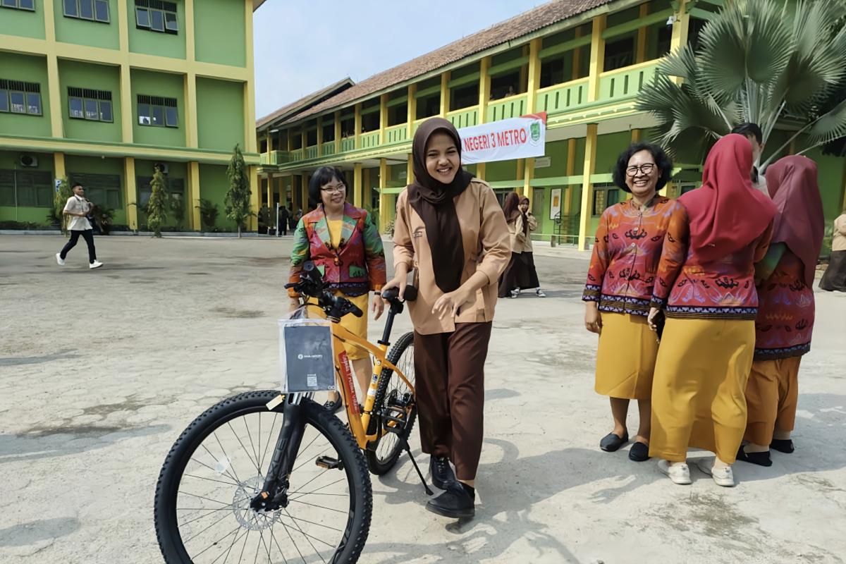 Joko Widodo kunjungi SMKN di Metro Lampung lihat fasilitas sekolah