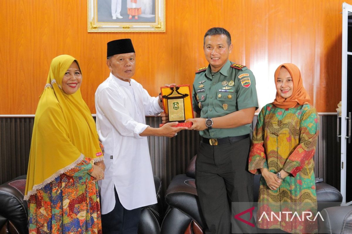 Terima kunjungan Dandim Bengkalis, Asmar bicarakan kerjasama hingga pemilu