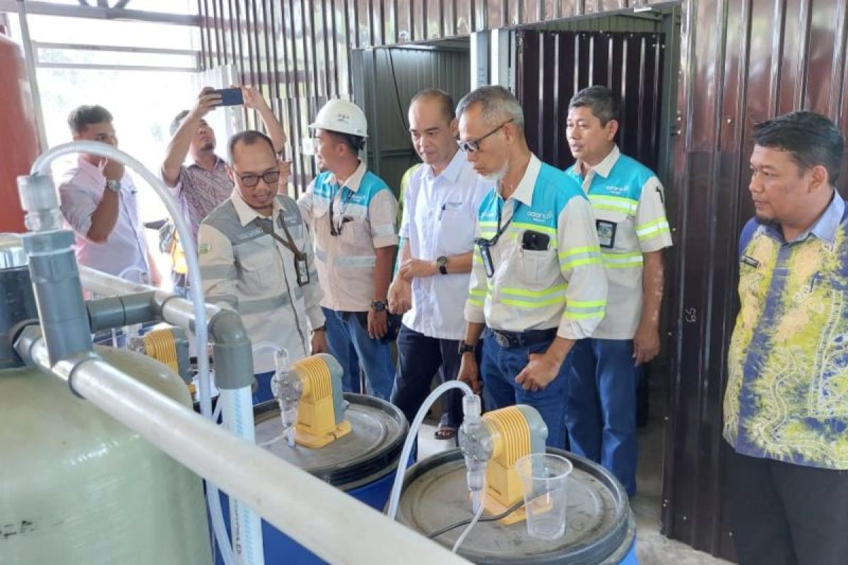 Bantu mini WTP, Adaro dukung pengembangan Taman Menanti Laburan