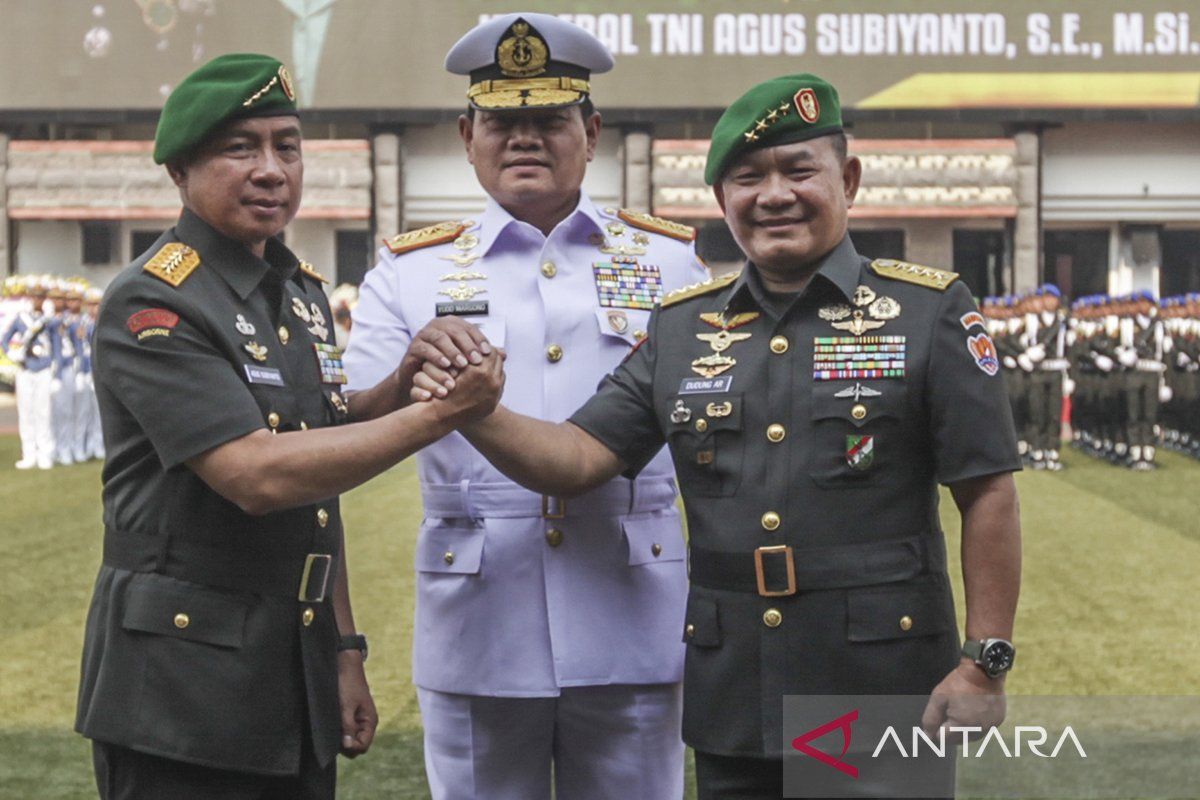 Jenderal Agus Subiyanto resmi jabat Kepala Staf TNI AD