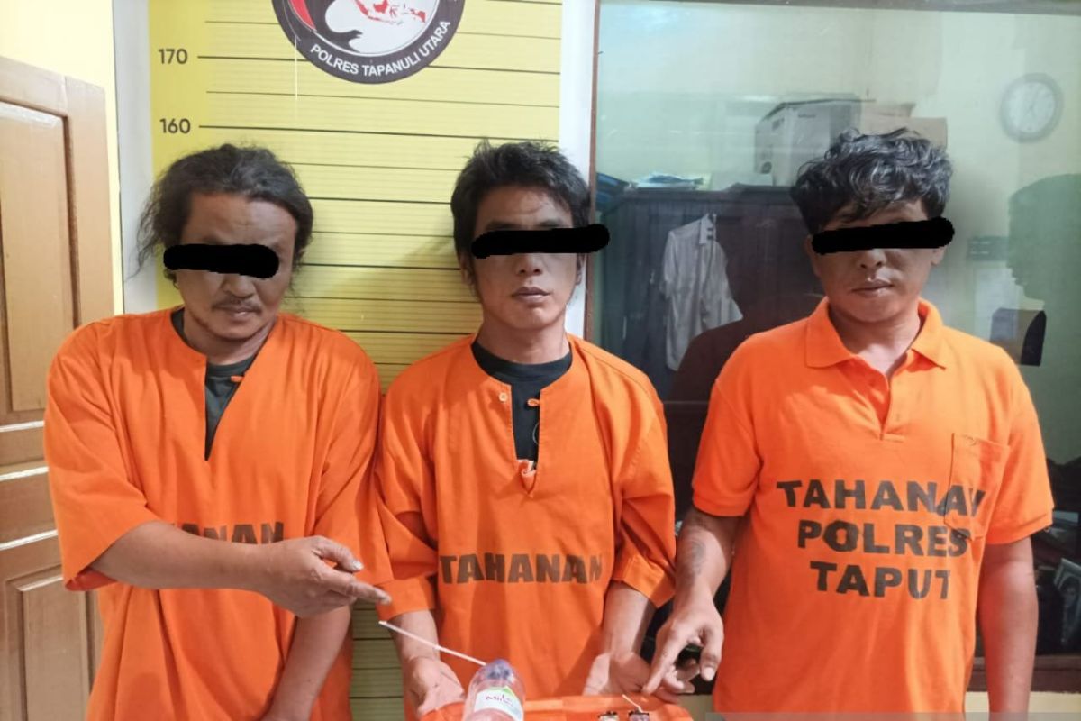 Polres Taput tangkap tiga pemuda pesta narkoba
