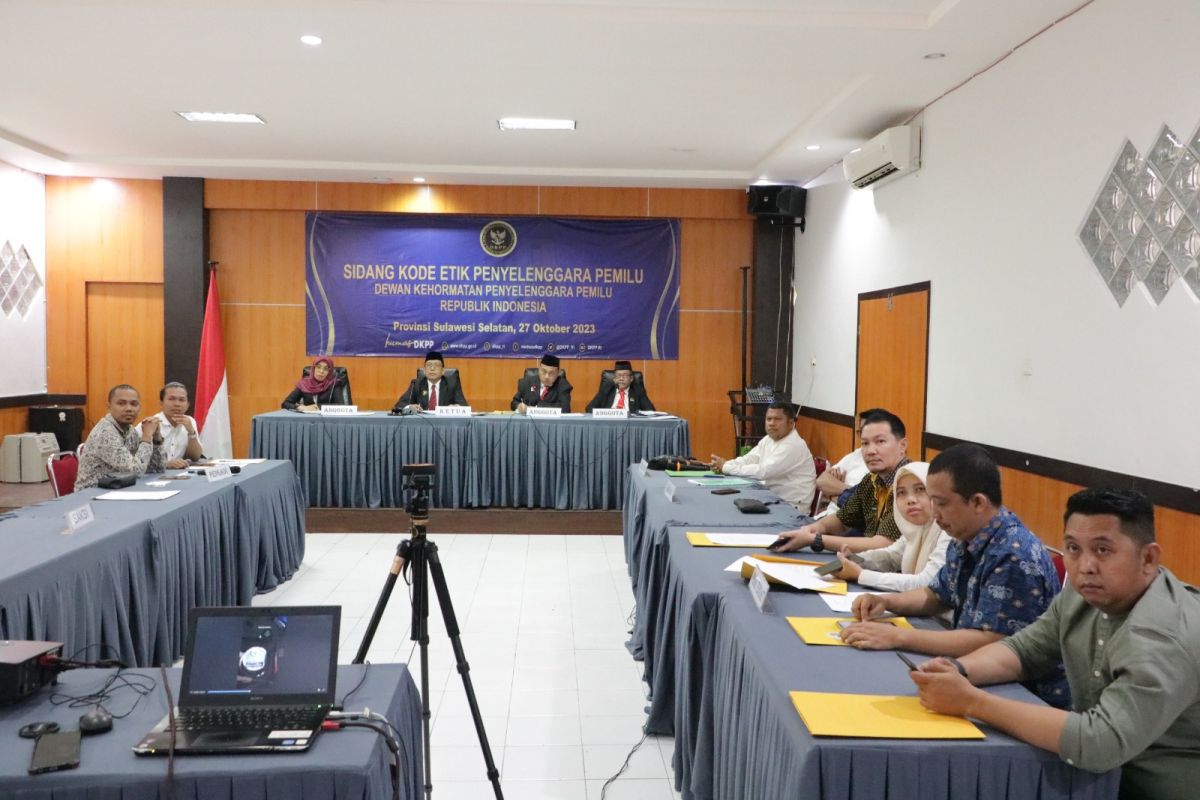 DKPP gelar sidang kode etik terhadap seorang anggota KPU Pangkep