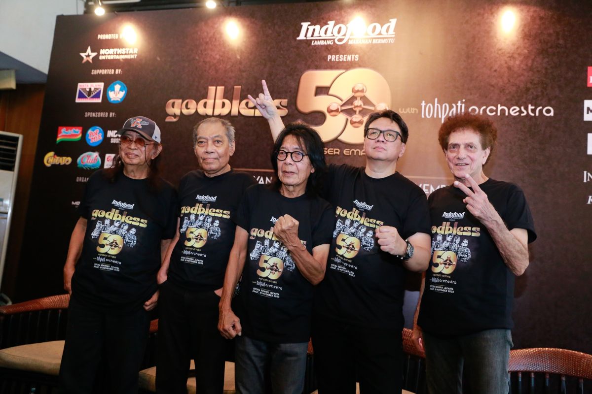 Konser 50 tahun, God Bless bakal padukan musik rock dengan orkestra