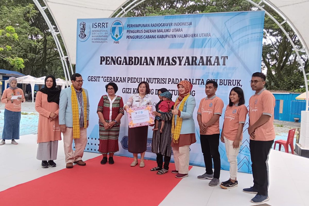 Perhimpunan radiografer gelar  gerakan peduli stunting di Halmahera