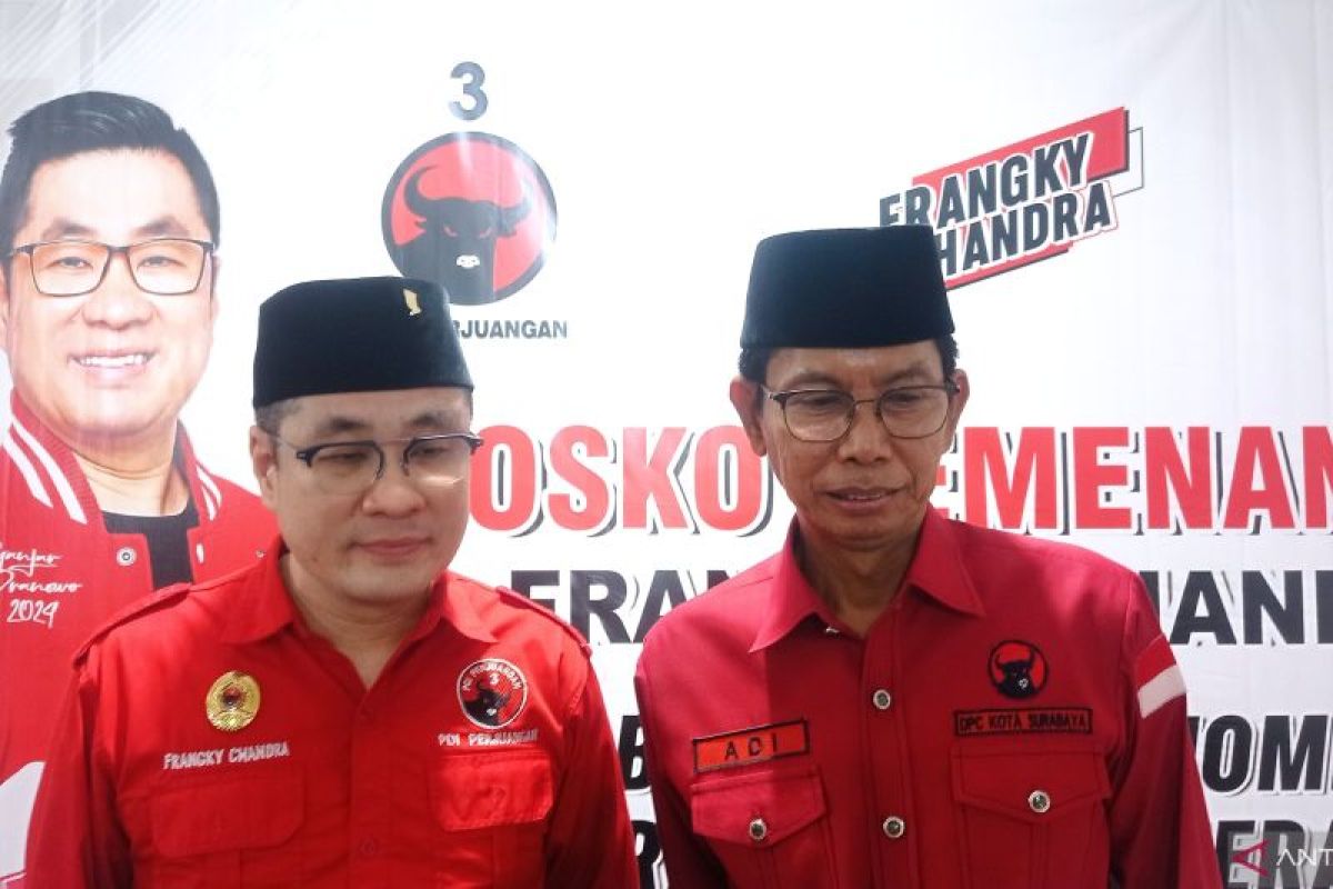 Kader PDIP di Surabaya menangkan Ganjar-Mahfud lewat posko 