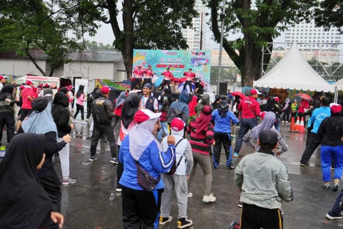 CFD di Medan dimeriahkan senam  hajar serangan fajar