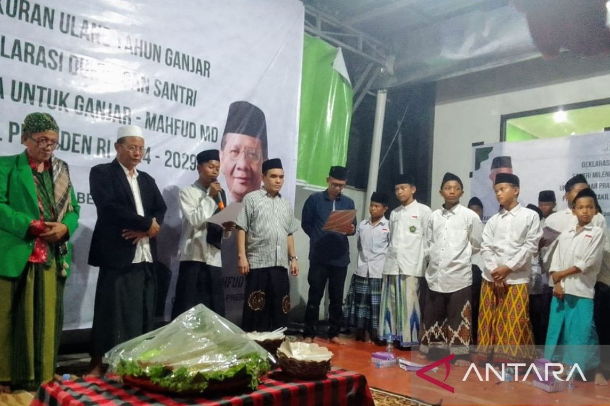 Santri milenial Samarinda deklarasi dukungan Ganjar-Mahfud