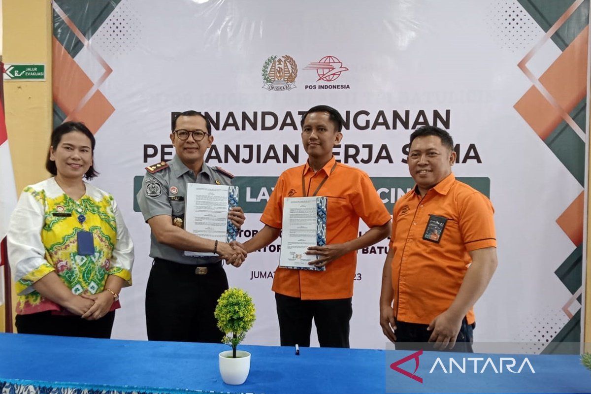 Imigrasi Batulicin gandeng PT Pos Indonesia tingkatkan layanan keimigrasian