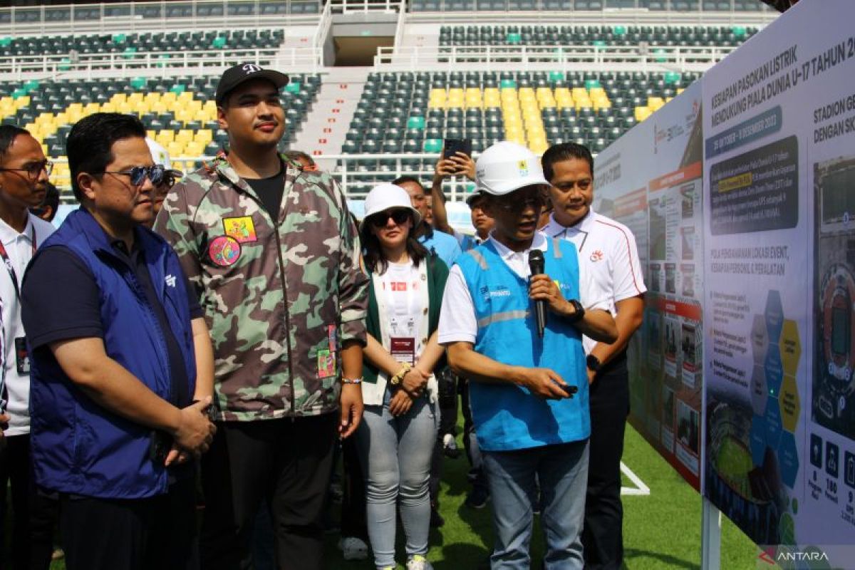Erick Thohir sebut Stadion GBT 100 persen layak untuk Piala Dunia U-17