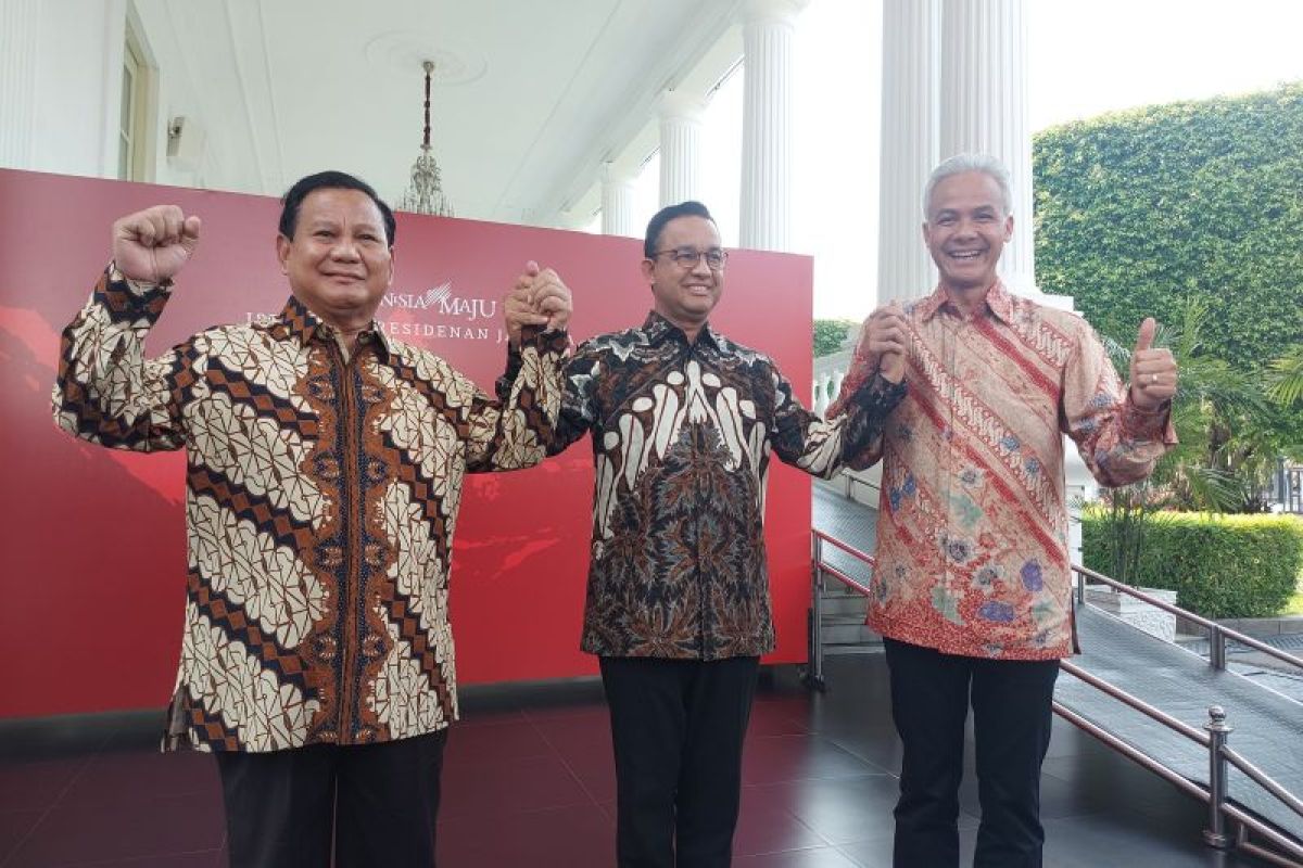 Anies bersama Ganjar sampaikan pesan netralitas ASN kepada Jokowi