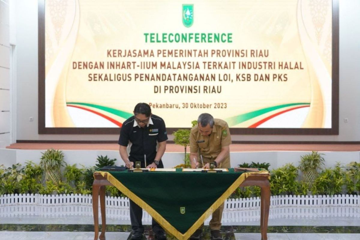 Pemprov Riau jajaki kerja sama dengan Malaysia untuk kembangkan industri halal