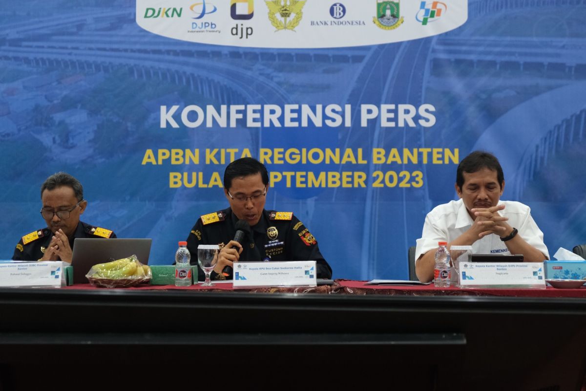 Penerimaan pajak Banten periode Januari-September Rp30,923 triliun