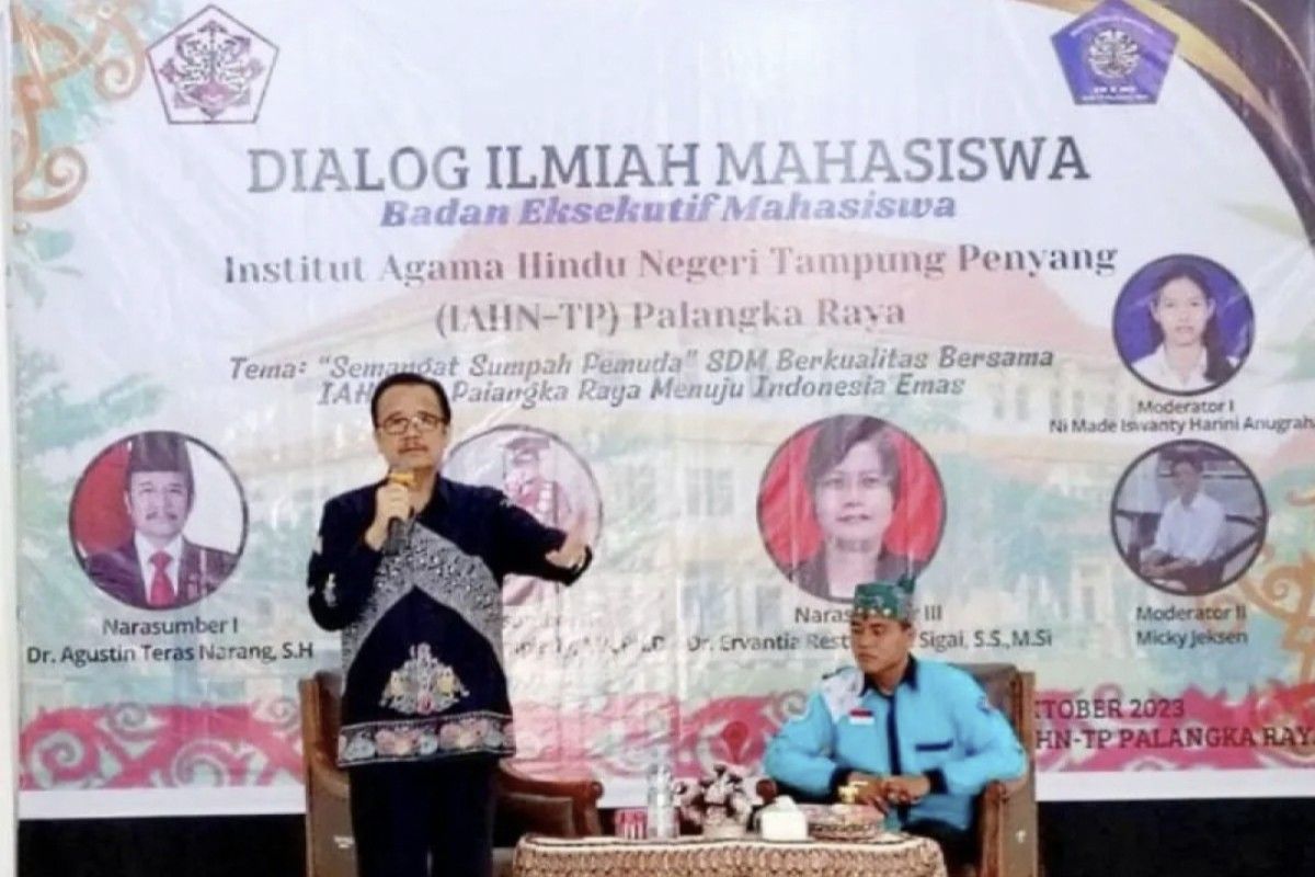 Anggota DPD ajak mahasiswa IAHN terlibat memajukan Indonesia