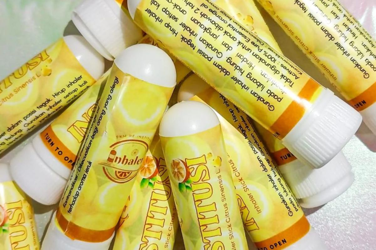 Mahasiswa Unram manfaatkan limbah kulit jeruk menjadi inhaler