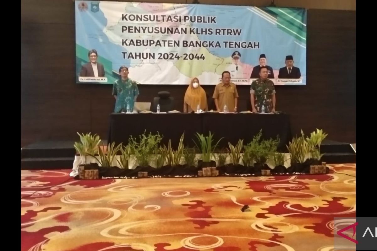 Bangka Tengah gelar konsultasi publik penyusunan KLHS