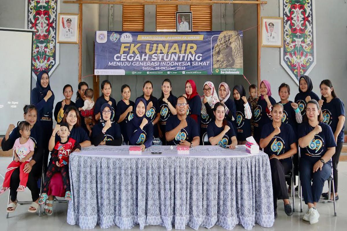 Cegah stunting, Alumni FK Unair 2013 pengabdian masyarakat di Benangin