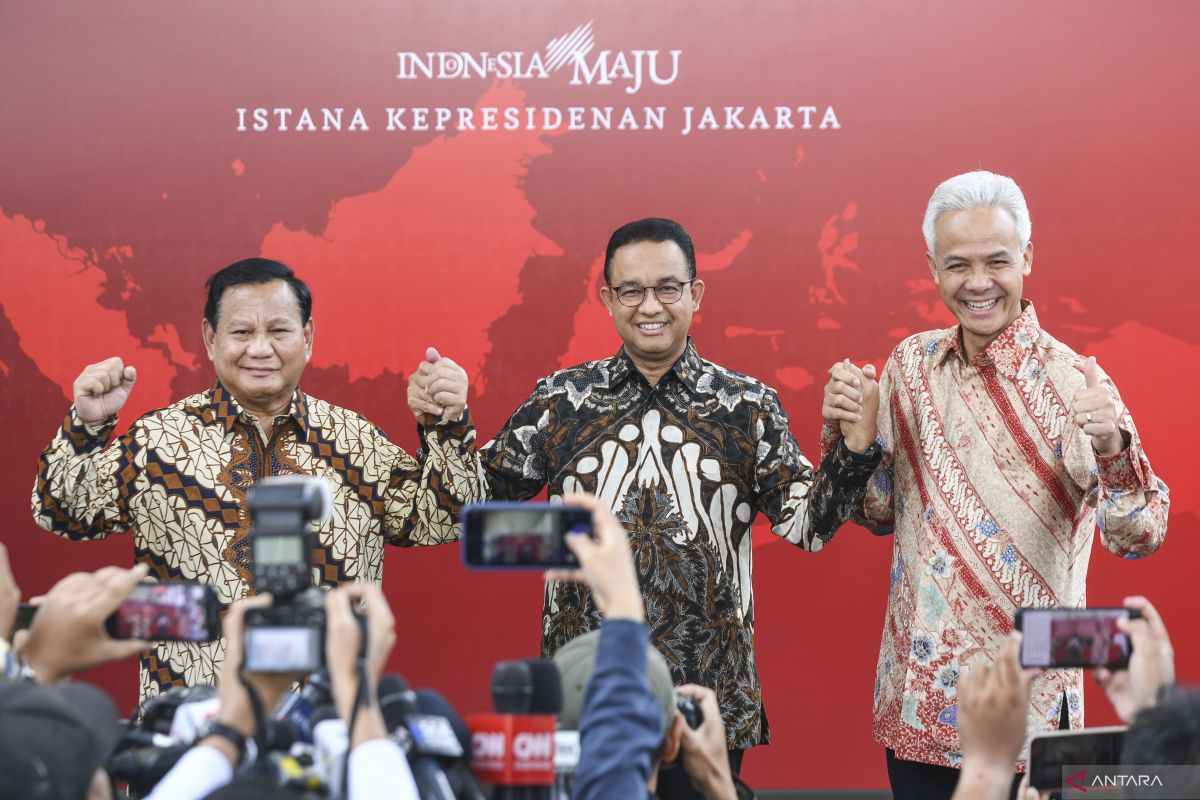 Wujud netralitas Jokowi, pertemuan tiga bacapres di Istana