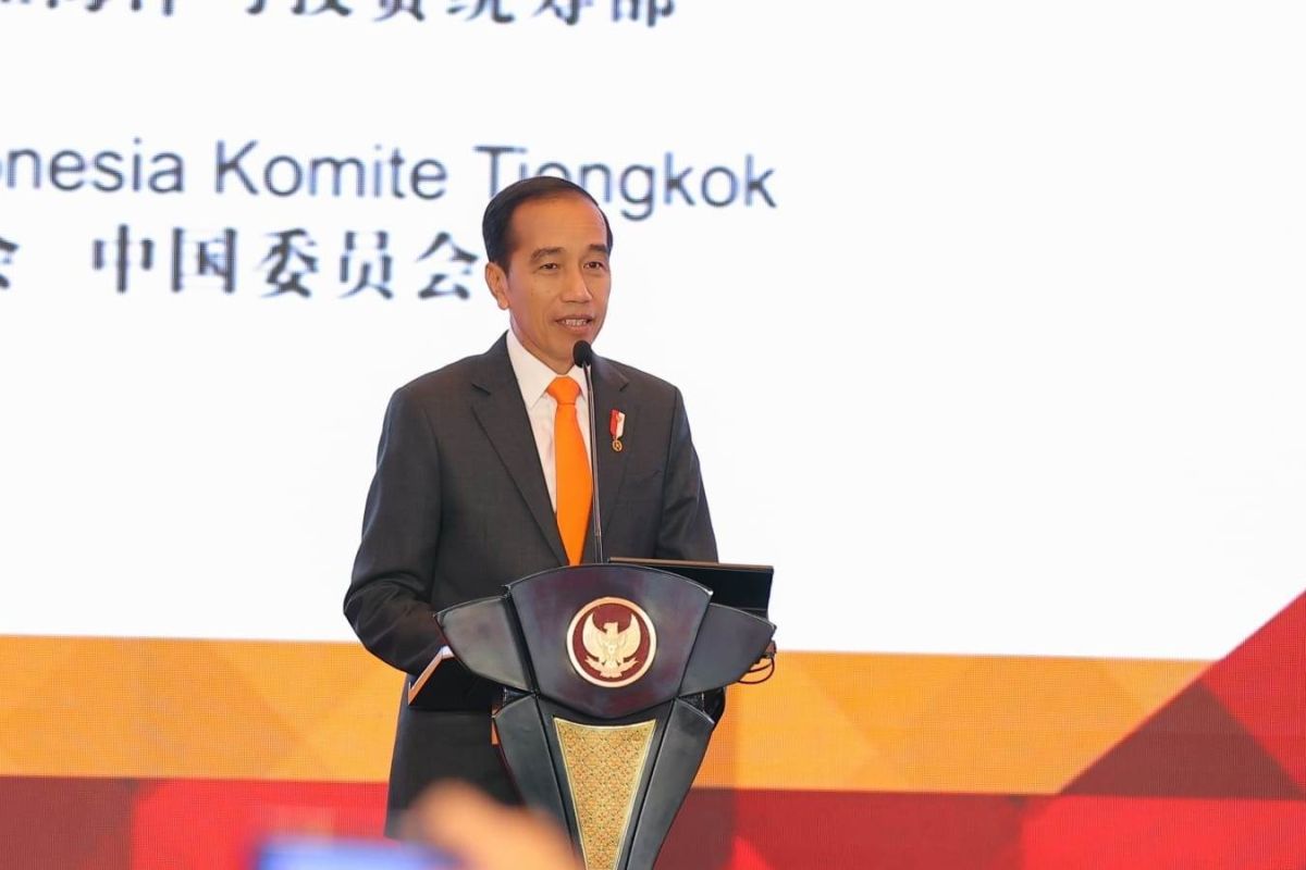 Presiden Jokowi saksikan Kesepakatan Kerja Sama PLN dengan sembilan perusahaan di ICBF China 2023