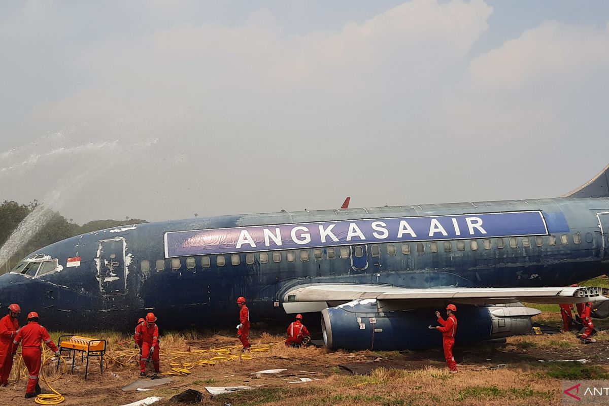 Bandara Soetta gelar latihan keadaan darurat saat pesawat "over run"