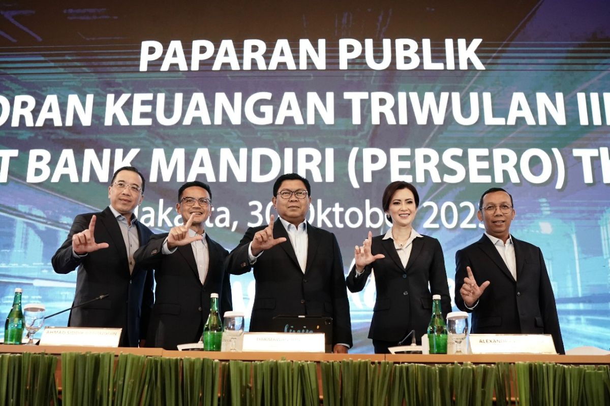 Bank Mandiri catatkan total aset di Kuartal III 2023 tembus Rp2.007 Triliun