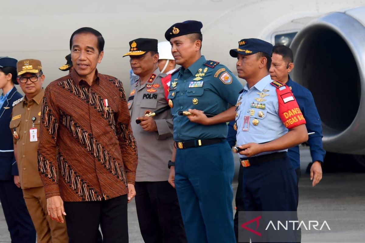 Presiden Jokowi lanjutkan kunjungan ke Kalimantan Timur