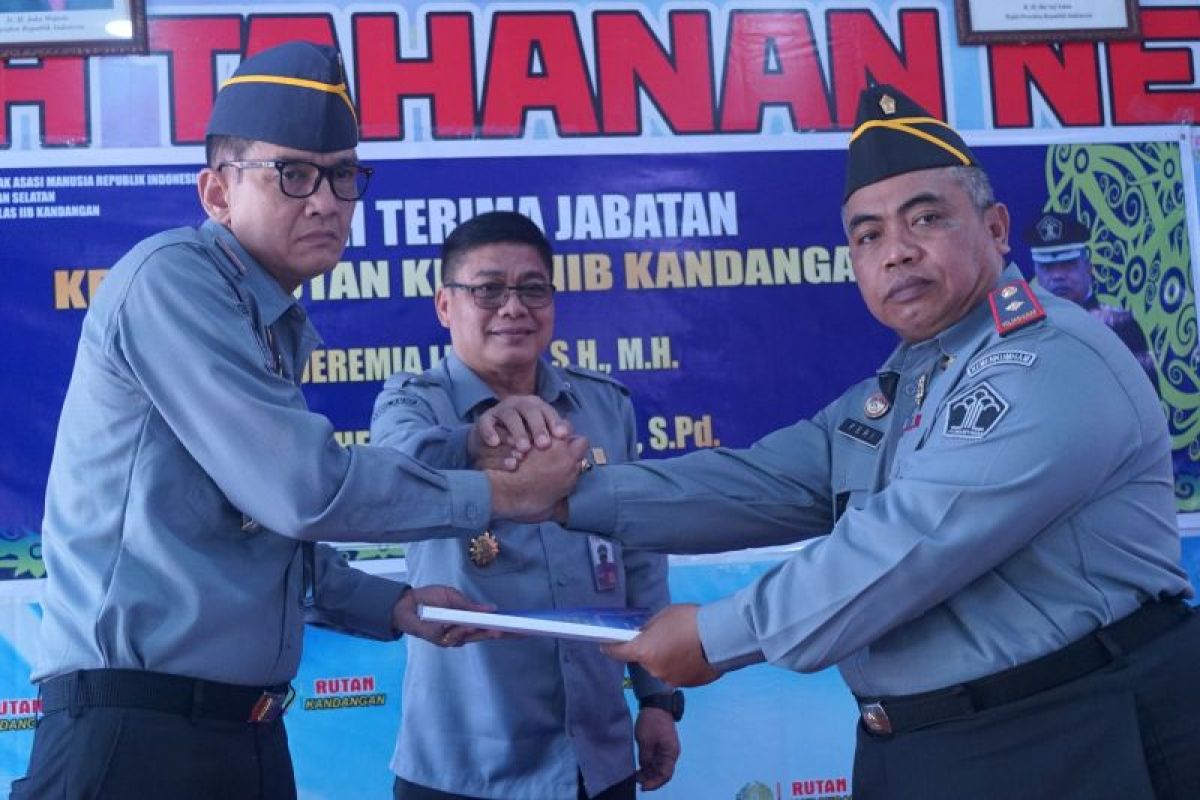 Jeremia pamit pindah tugas dari Jabatan Kepala Rutan Kandangan