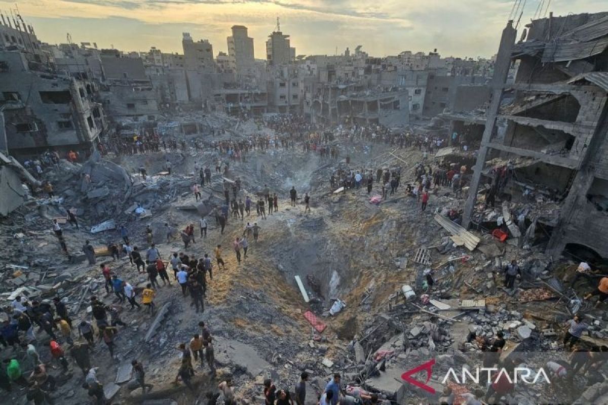 Syuhada bergelimpangan di Gaza akibat bombardemen Israel