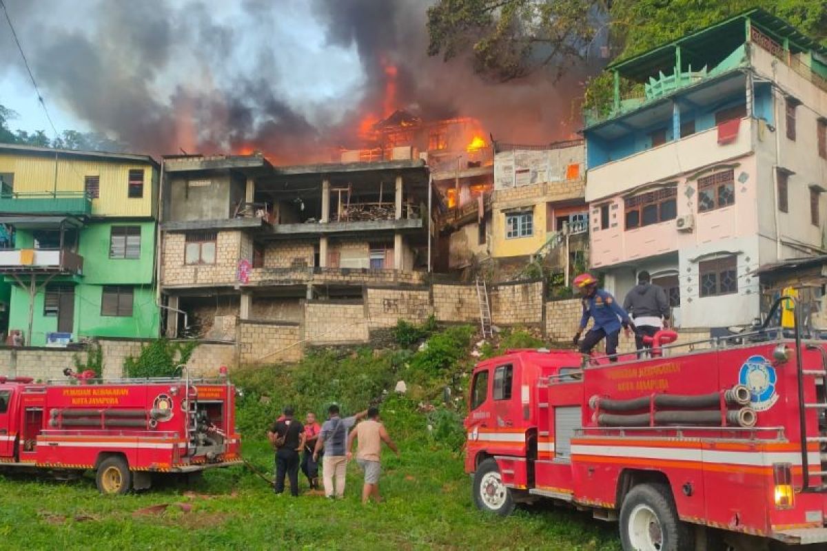 Kebakaran di daerah permukiman Batu Putih Jayapura telah padam