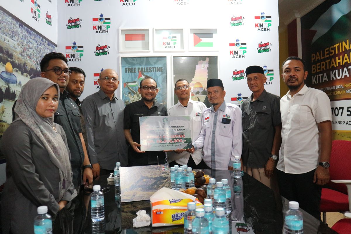 Karyawan PT PEMA salurkan bantuan Rp50 juta untuk Palestina