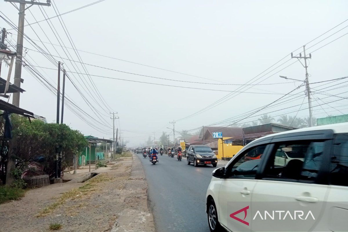 BMKG: Awan di Kota Bengkulu masih bercampur asap