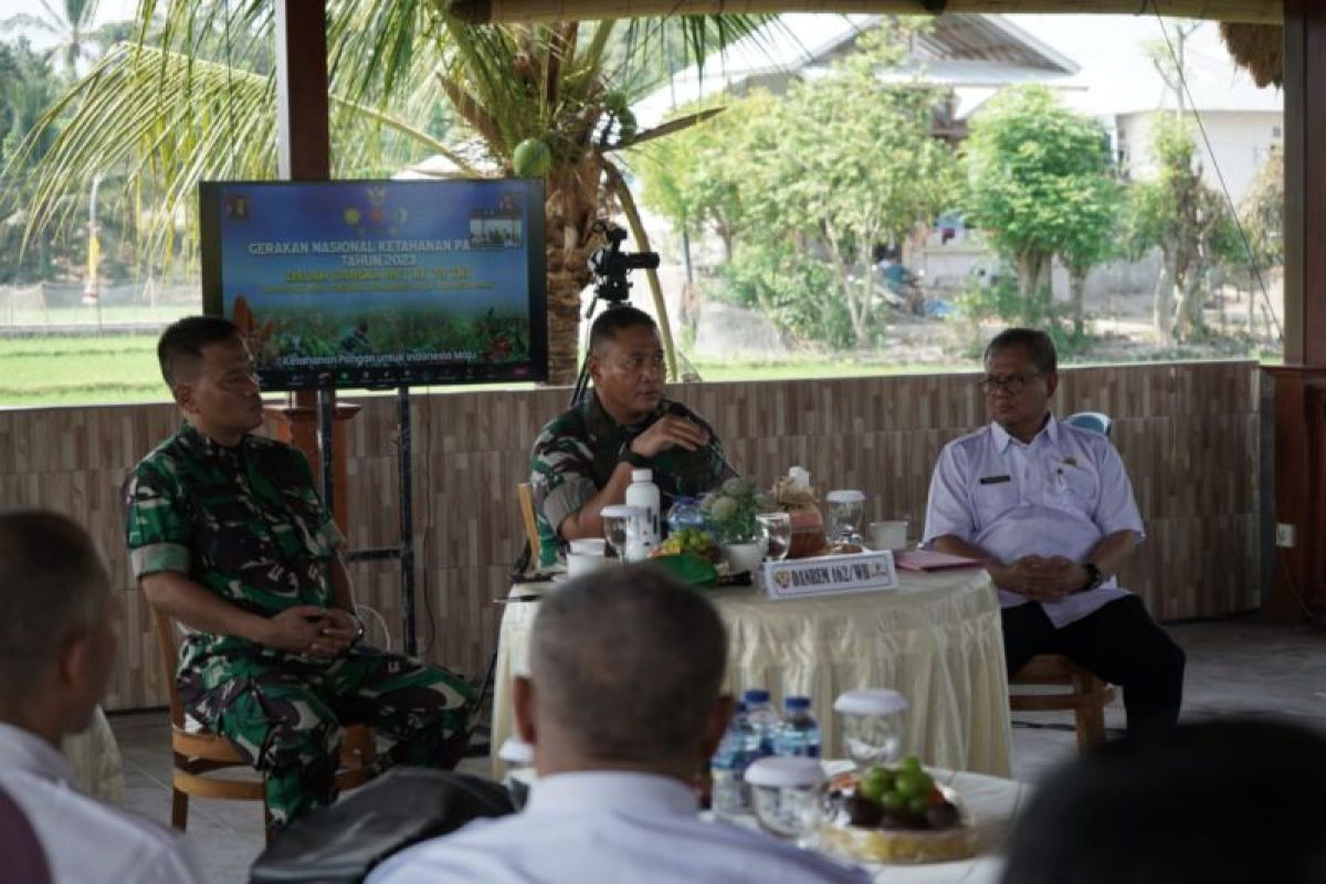 Danrem 162/WB serap aspirasi petani di Lombok Utara