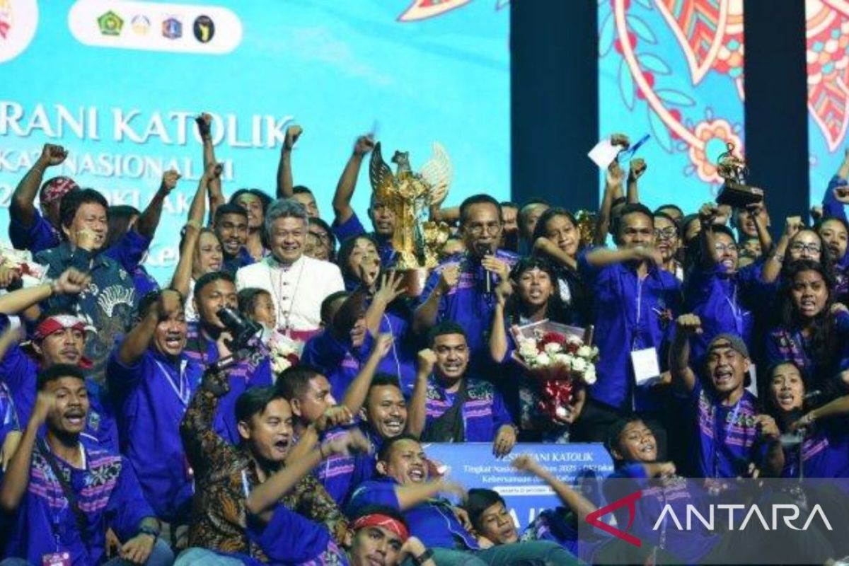 Kontingen Maluku  juara umum Pesparani Katolik Nasional III