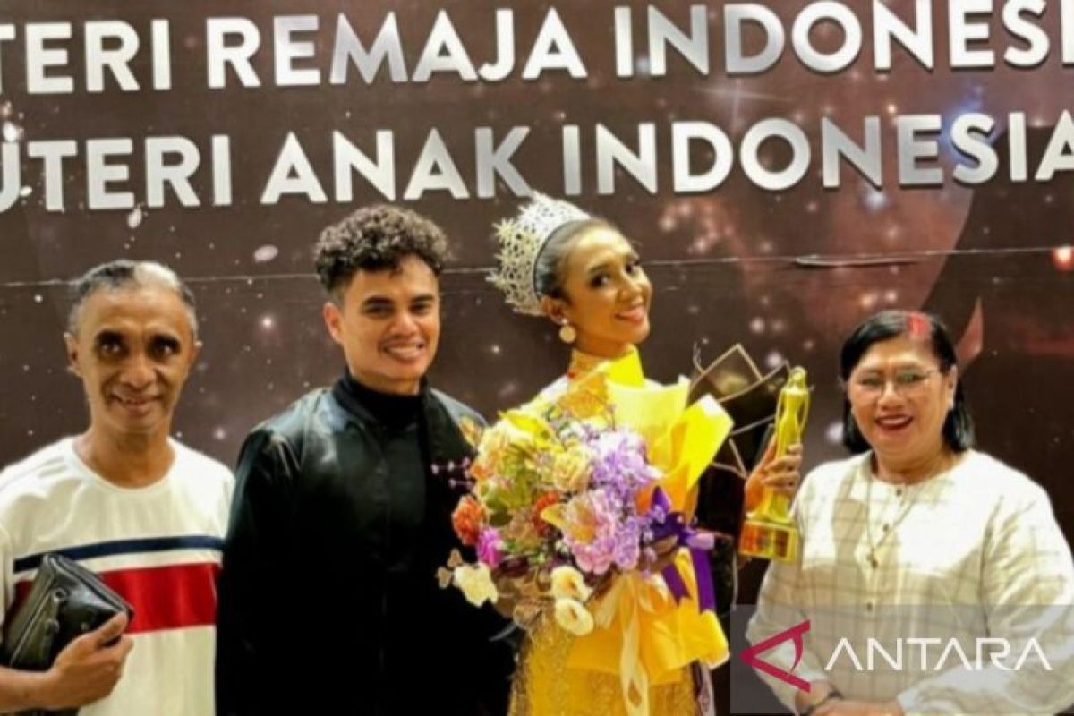 Wakil Maluku Tania Lailossa jadi Runner up di ajang putri remaja Indonesia 2023