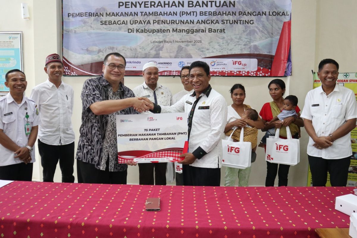 IFG beriKAN bantuan PMT di Manggarai Barat untuk tangani stunting