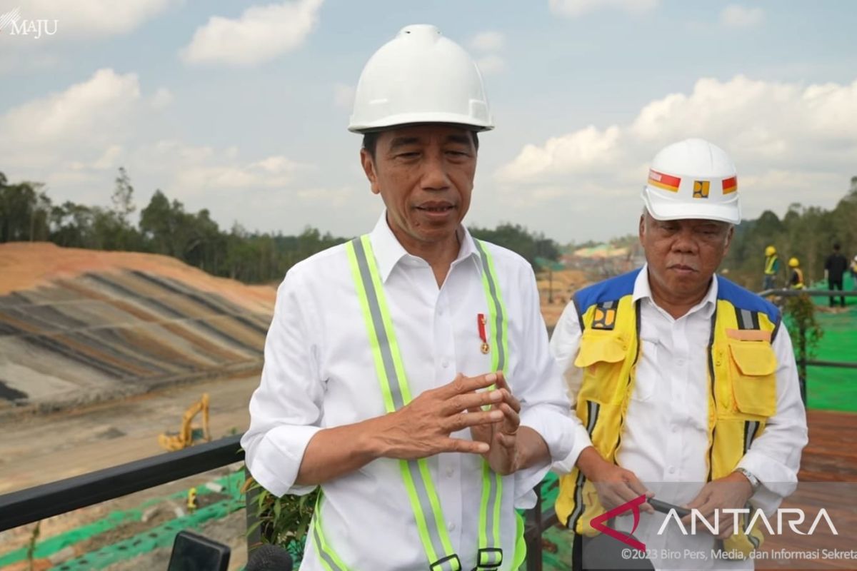IKN access toll road work 55-percent complete: Jokowi