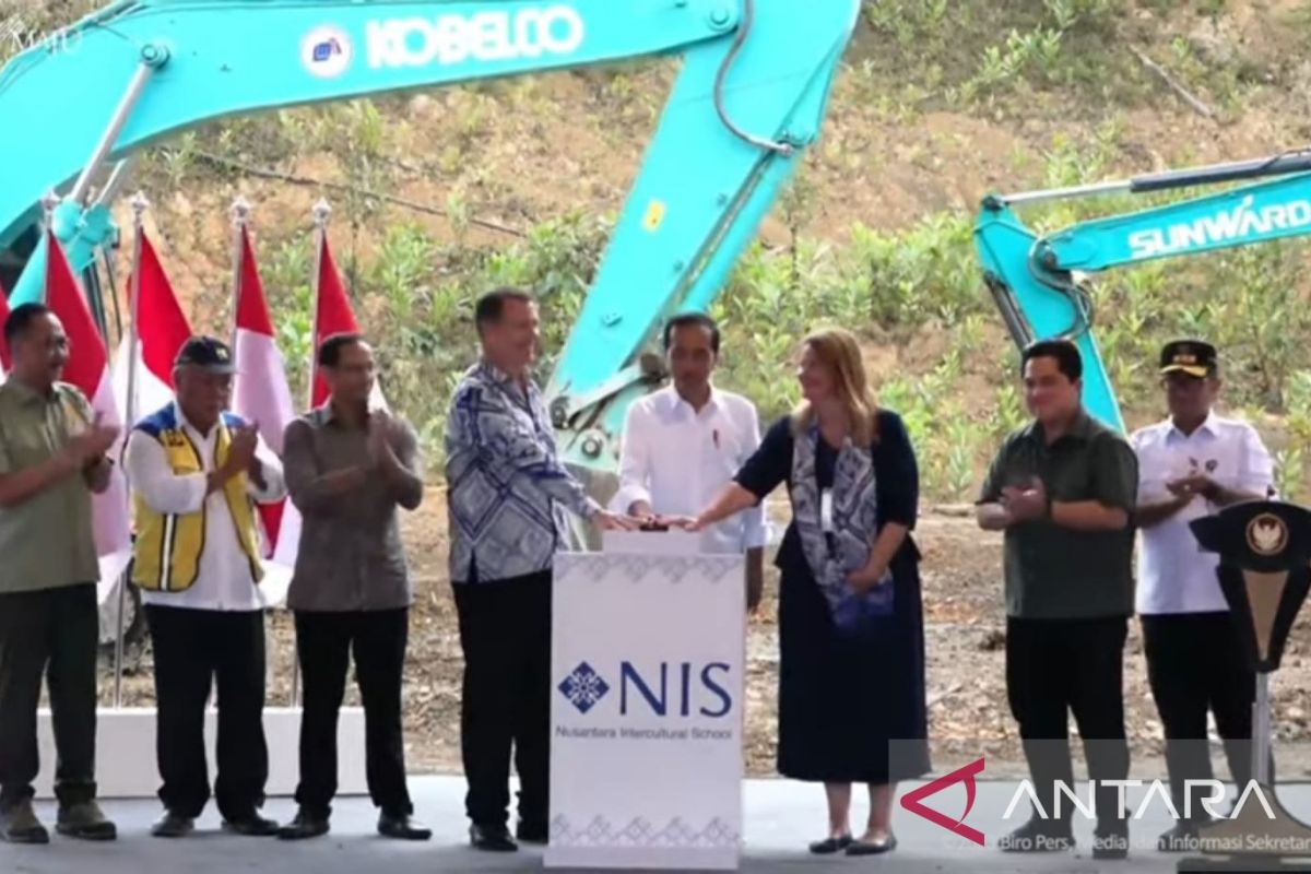 Jokowi inaugurates groundbreaking of international school development