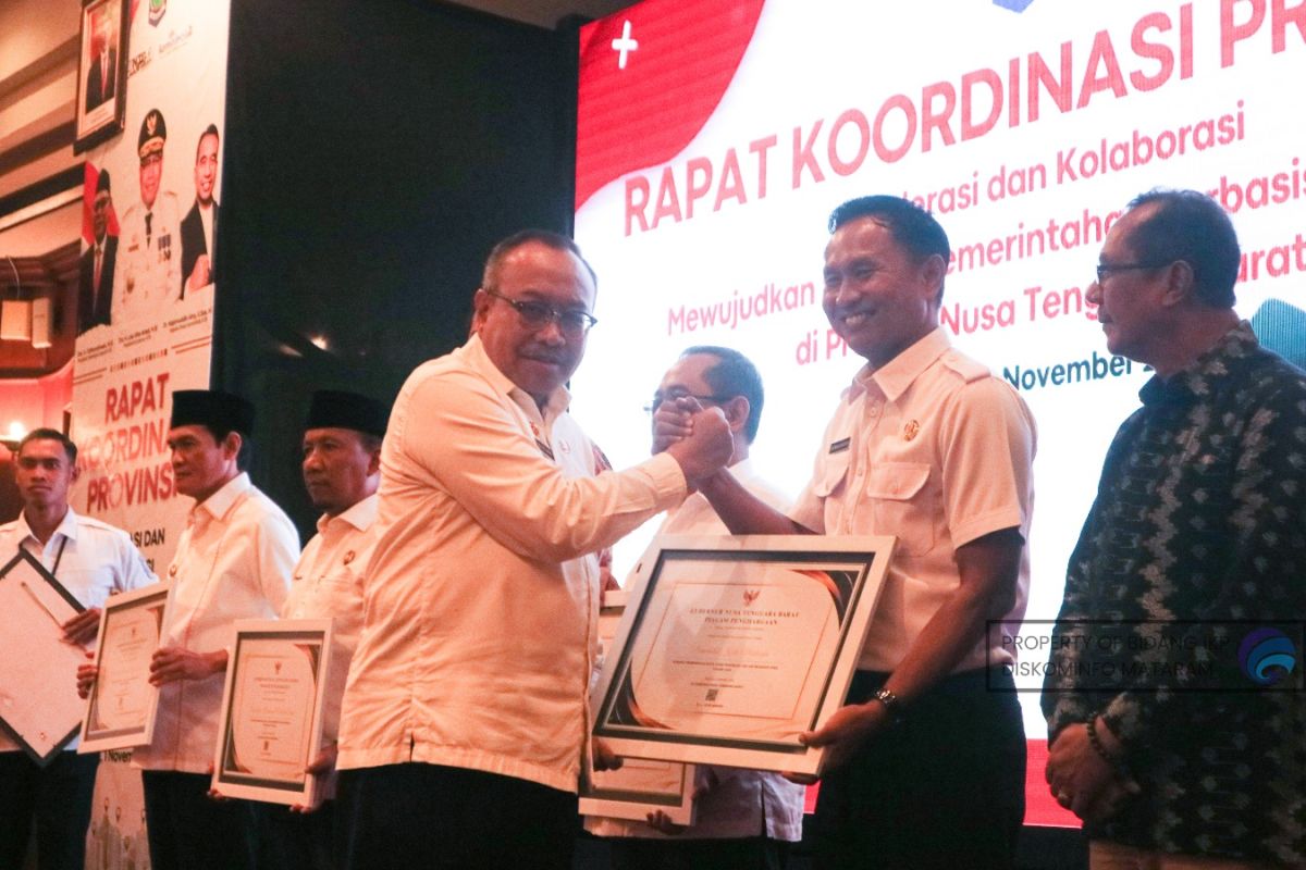 Mataram meraih penghargaan SPBE indeks tertinggi di NTB