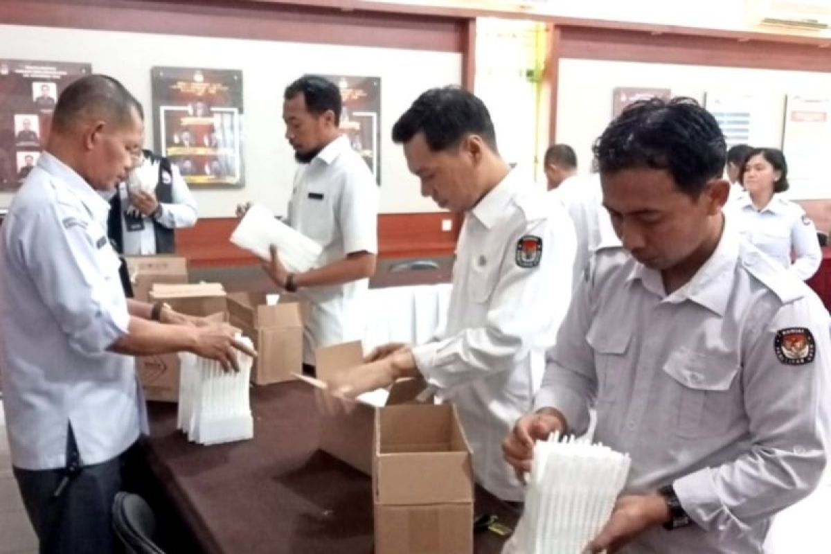 KPU Kotim terima 30.394 segel plastik untuk Pemilu 2024