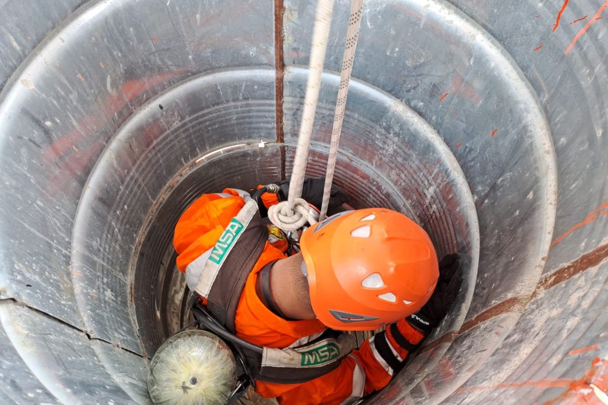 Basarnas Palu latih personel teknik penyelamatan di ruang terbatas