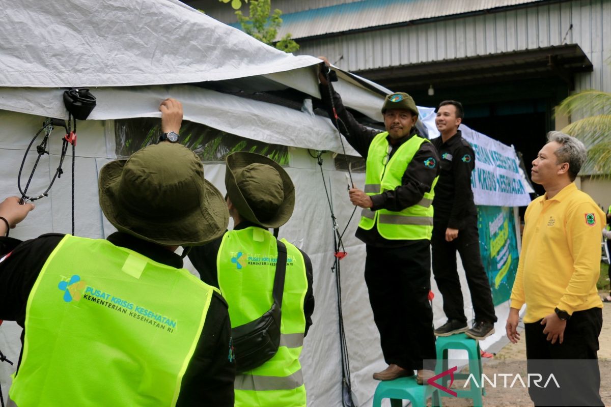 Kalsel terima hibah tenda darurat bencana dari UNICEF