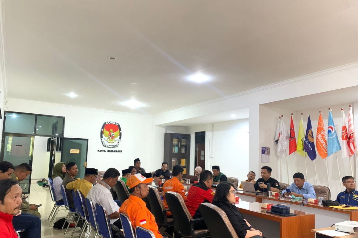 KPU Surabaya mulai sosialisasi tahapan kampanye Pemilu 2024