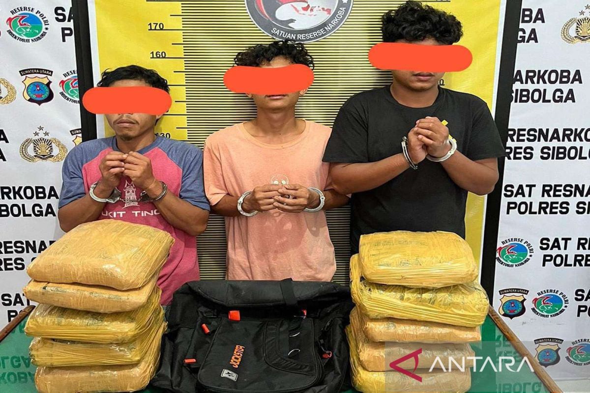 Pengedar 10 kg ganja di Tapteng diancam hukuman 12 tahun