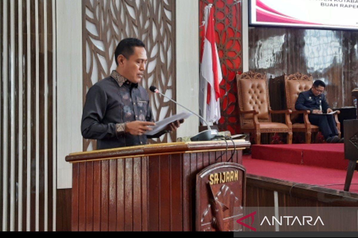 Pansus II DPRD Kotabaru sampaikan pandangan akhir Raperda Penyelenggaraan Pemerintahan