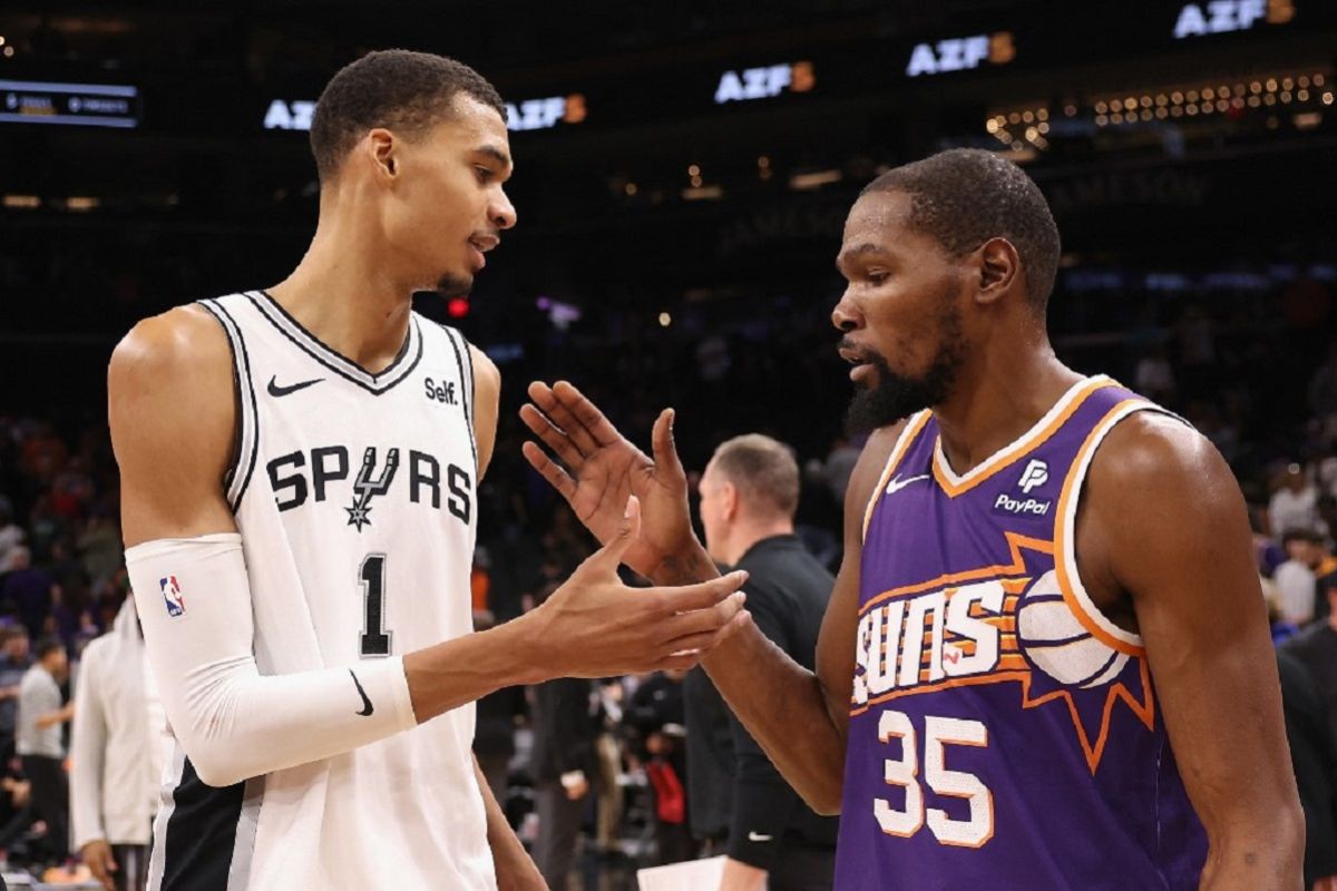 NBA: Wemby cetak 38 poin kalahkan Suns dua kali