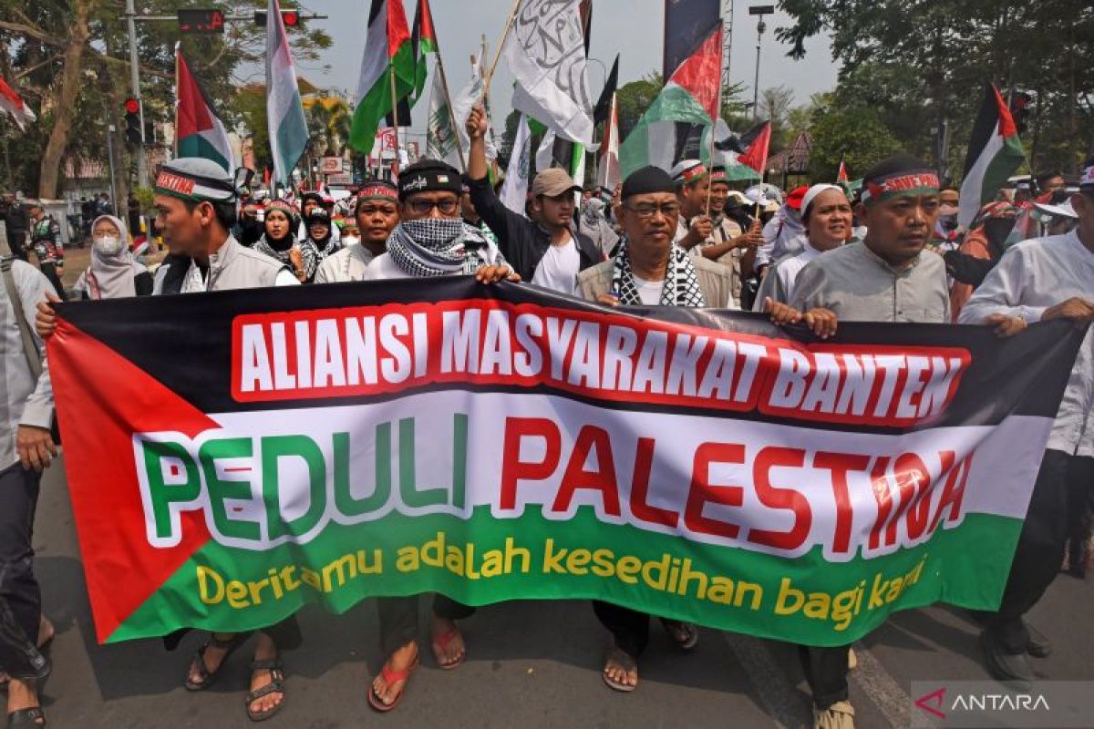 Sejumlah negara Eropa gelar aksi solidaritas untuk Palestina